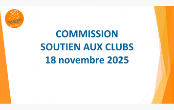 Commission Soutien aux Clubs